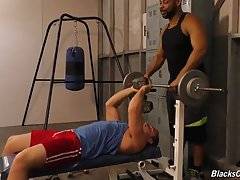 Jacob has always noticed Ray`s immense package, even when he`s wearing loose-fitting shorts, and Jacob swears Ray rubs his hard, throbbing cock on his ass whenever Ray`s standing close behind, offering up advice on proper lifting techniques.